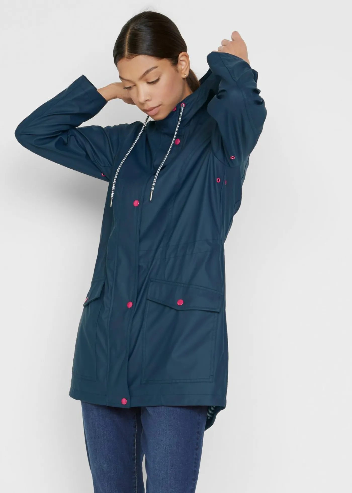 bonprix bonprix Chaquetas Y Abrigos>Chubasquero impermeable Azul marino
