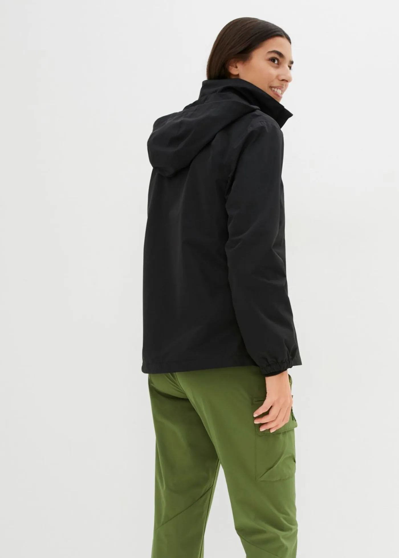 bonprix bonprix Ropa Para El Aire Libre|Ropa Deportiva>Chubasquero ligero Negro