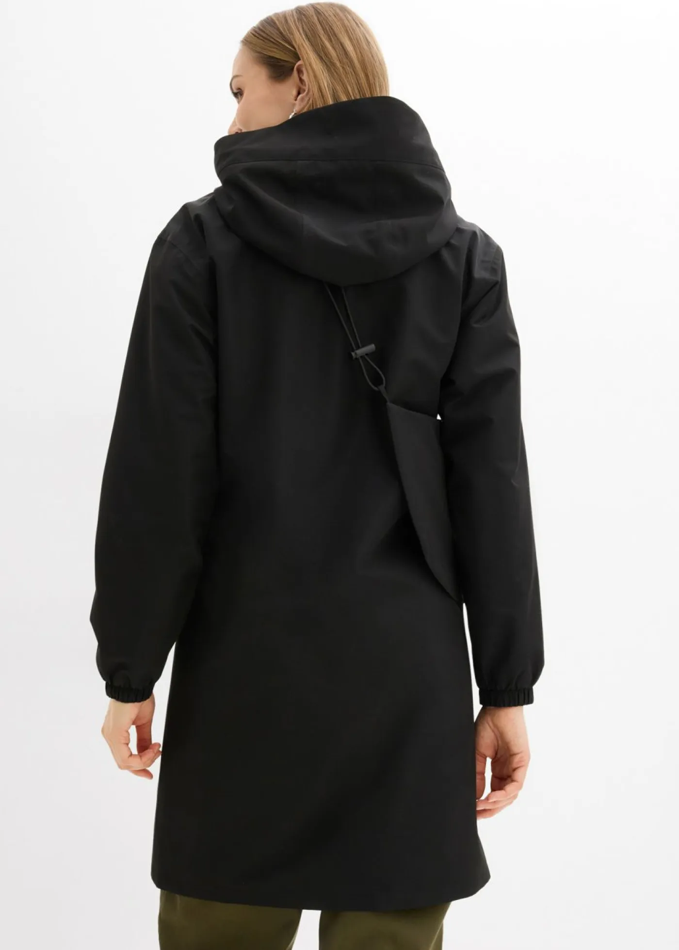 Mujer bonprix bonprix Chubasquero ligero con bolso estilo bandolera