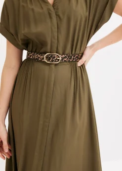 bonprix bonprix Cinturones>Cinturón con estampado de leopardo estampado leo beige/negro