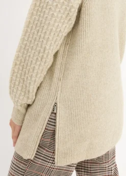 Mujer bonprix bonprix Cálido jersey premamá y de lactancia 2 en 1