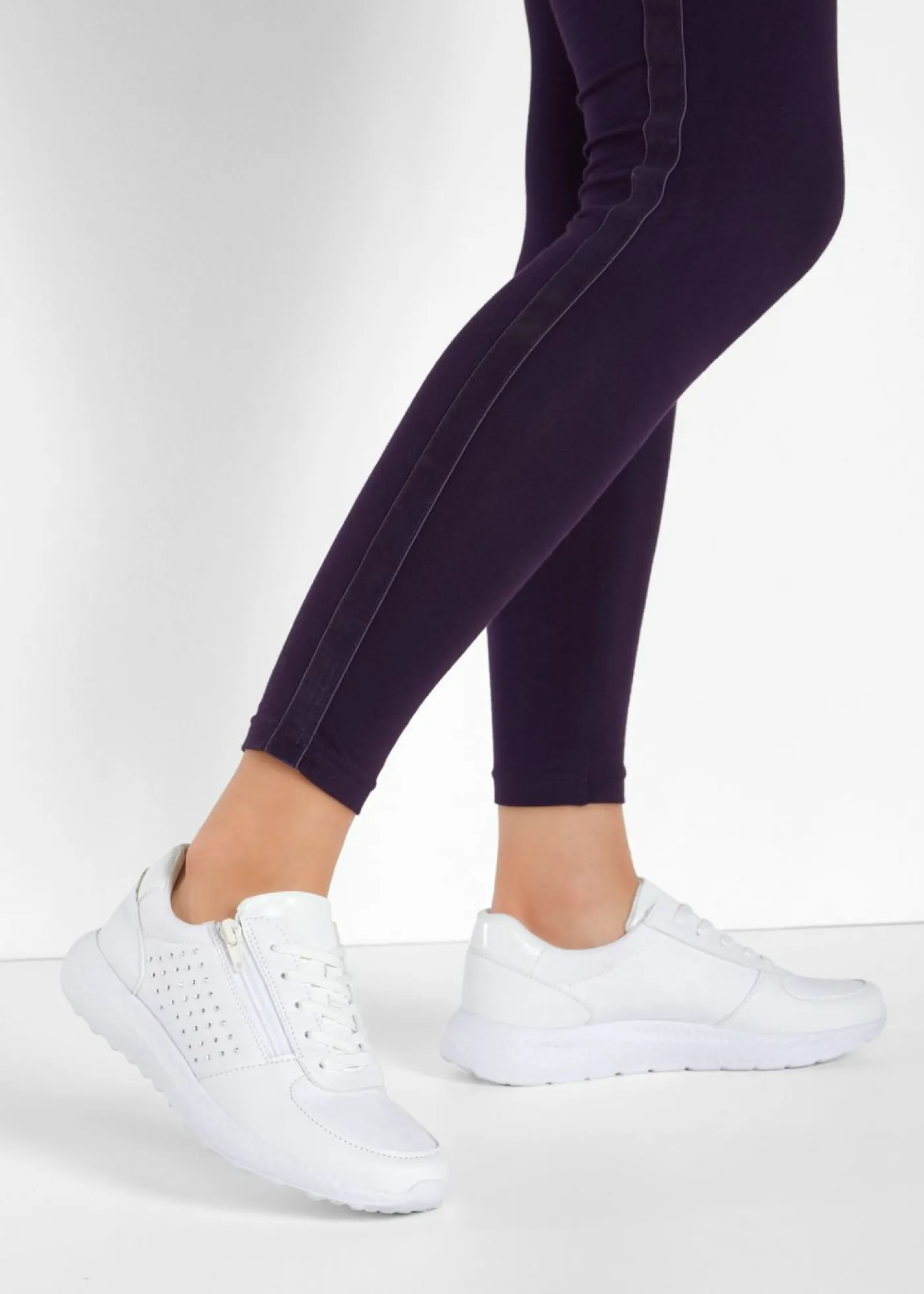 bonprix bonprix Tendencias·Zapatos Veganos|Novedades>Cómodas zapatillas Blanco