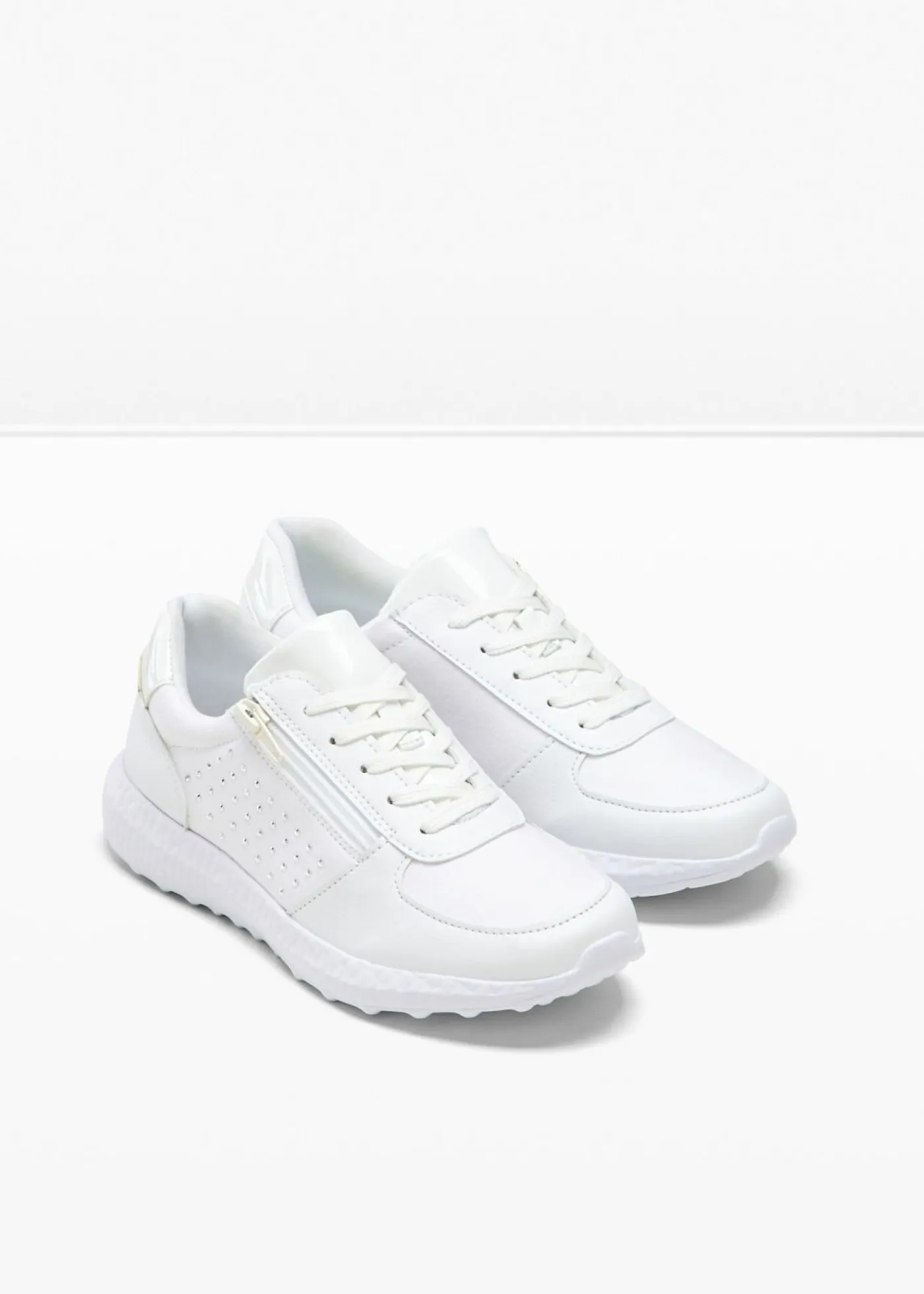 bonprix bonprix Tendencias·Zapatos Veganos|Novedades>Cómodas zapatillas Blanco