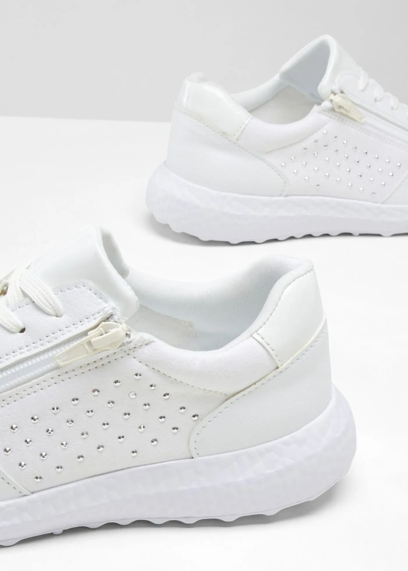 bonprix bonprix Tendencias·Zapatos Veganos|Novedades>Cómodas zapatillas Blanco