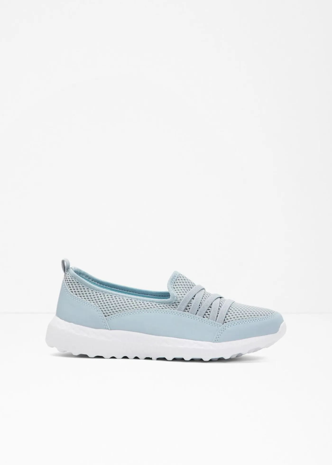 bonprix bonprix Tendencias·Zapatos Veganos|Zapatos Cómodos>Cómodas zapatillas, slip in, con suela fina Azul claro