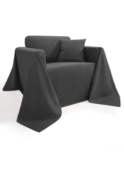 bonprix bonprix Muebles De Dormitorio·Colchas Y Mantas|Vajilla>Colcha Gris