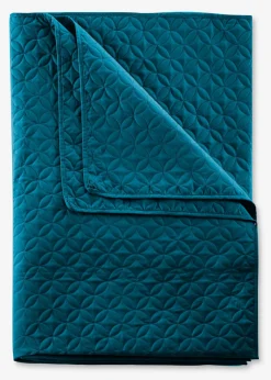 bonprix bonprix Muebles De Dormitorio·Colchas Y Mantas|Colchas Y Cubrecamas>Colcha con acolchado Verde azulado