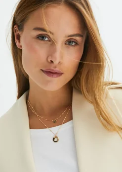 Mujer bonprix bonprix Collares (2 piezas) con colgantes en forma de corazón