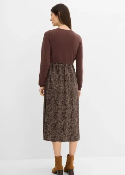 Mujer bonprix bonprix Conjunto 3 en 1 compuesto por jersey y vestido premamá con función de lactancia (2 piezas)