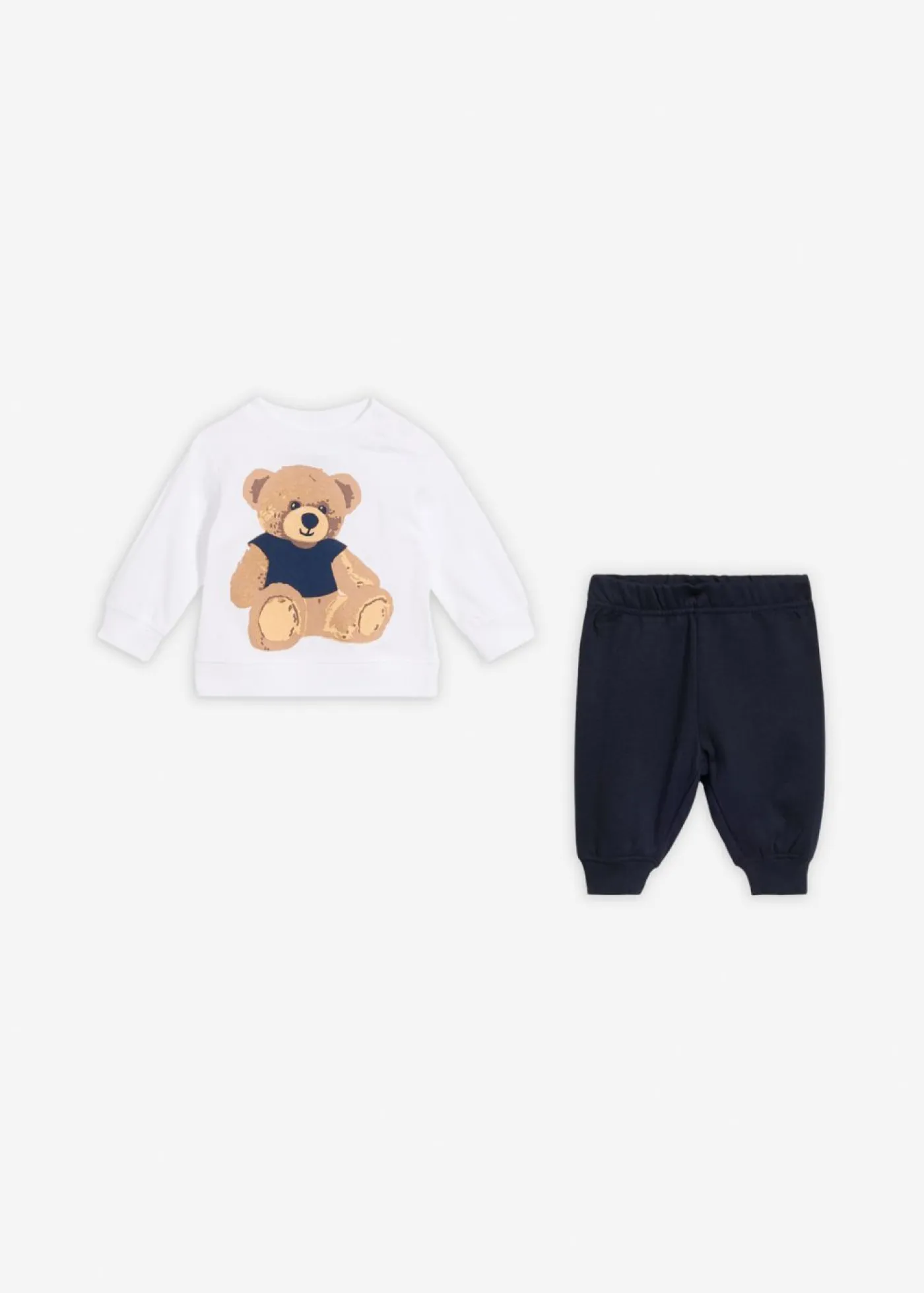 Niños bonprix bonprix Conjunto de camiseta polar y pantalón de algodón orgánico (2 piezas)