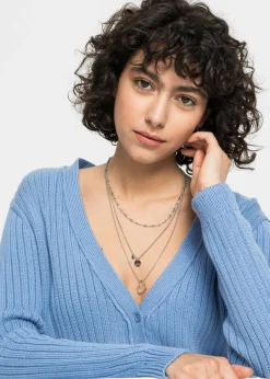 bonprix bpc bonprix collection Joyería>Conjunto de collares (3 piezas) Plateado