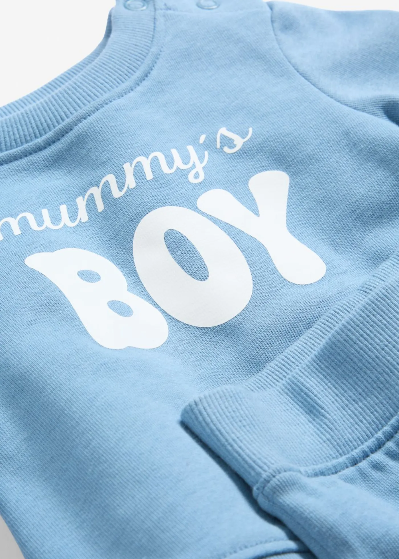 Niños bonprix bonprix Conjunto de sudadera y pantalón de algodón orgánico puro (2 piezas)