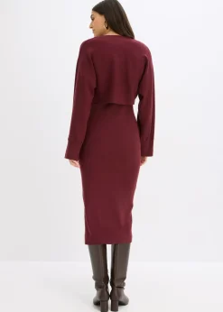 Mujer bonprix bonprix Conjunto de vestido de punto (2 piezas)