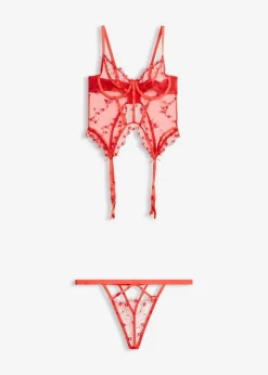 Mujer bonprix bonprix Corsé y tanga (conjunto de 2 piezas)