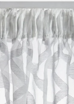 bonprix bonprix Todas Las Cortinas>Cortina calada (1 unidad) Gris