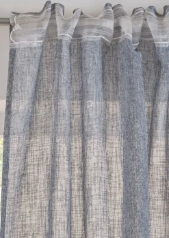 bonprix bonprix Cortina con aspecto de lino (1 unidad)