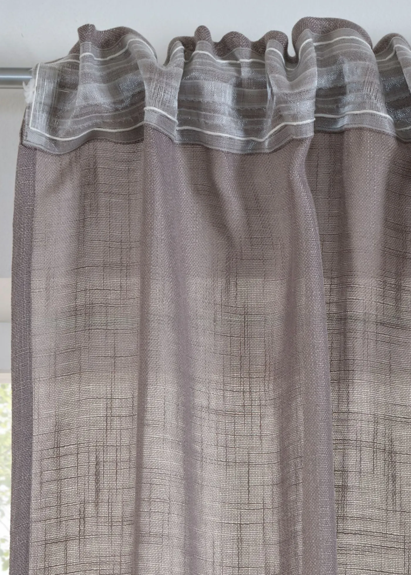 bonprix bonprix Cortina con aspecto de lino normal y gran anchura (1 unidad)