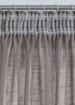 bonprix bonprix Cortina con aspecto de lino normal y gran anchura (1 unidad)