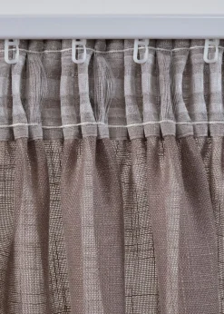 bonprix bonprix Muebles De Sala De Estar·Cortinas De Salón|Cortinas Para Dormitorio>Cortina con aspecto de lino normal y gran anchura (1 unidad) Gris