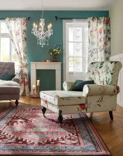 bonprix bonprix Cortina con estampado de flores (1 unidad)