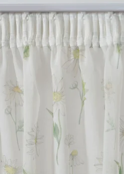 bonprix bonprix Muebles De Comedor·Cortinas Y Estores|Muebles De Sala De Estar·Cortinas De Salón>Cortina con estampado de flores (1 unidad) Blanco-verde