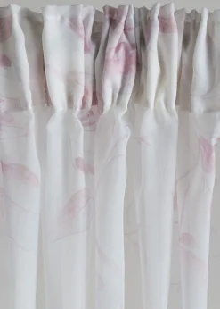 bonprix bonprix Muebles De Sala De Estar·Cortinas De Salón|Cortinas Para Dormitorio>Cortina con estampado floral (1 unidad) Crema-rosa claro