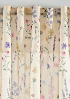 bonprix bonprix Cortina con estampado floral (2 unidades)