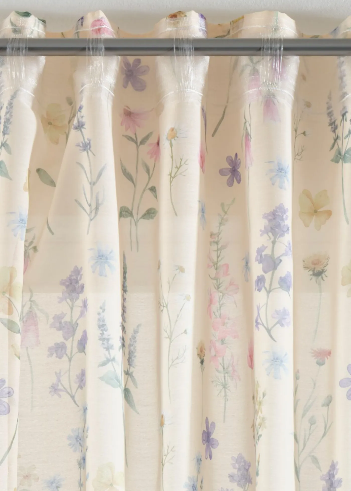 bonprix bonprix Cortina con estampado floral (2 unidades)