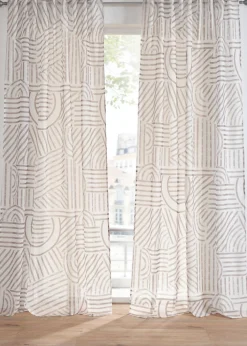 bonprix bonprix Cortina con estampado gráfico (1 unidad)