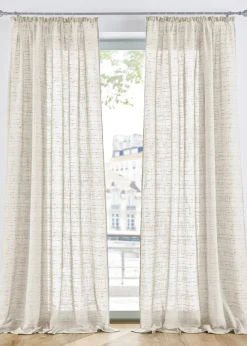 bonprix bonprix Muebles De Comedor·Cortinas Y Estores|Muebles De Sala De Estar·Cortinas De Salón>Cortina con estructura en varios tamaños (1 unidad) Crudo