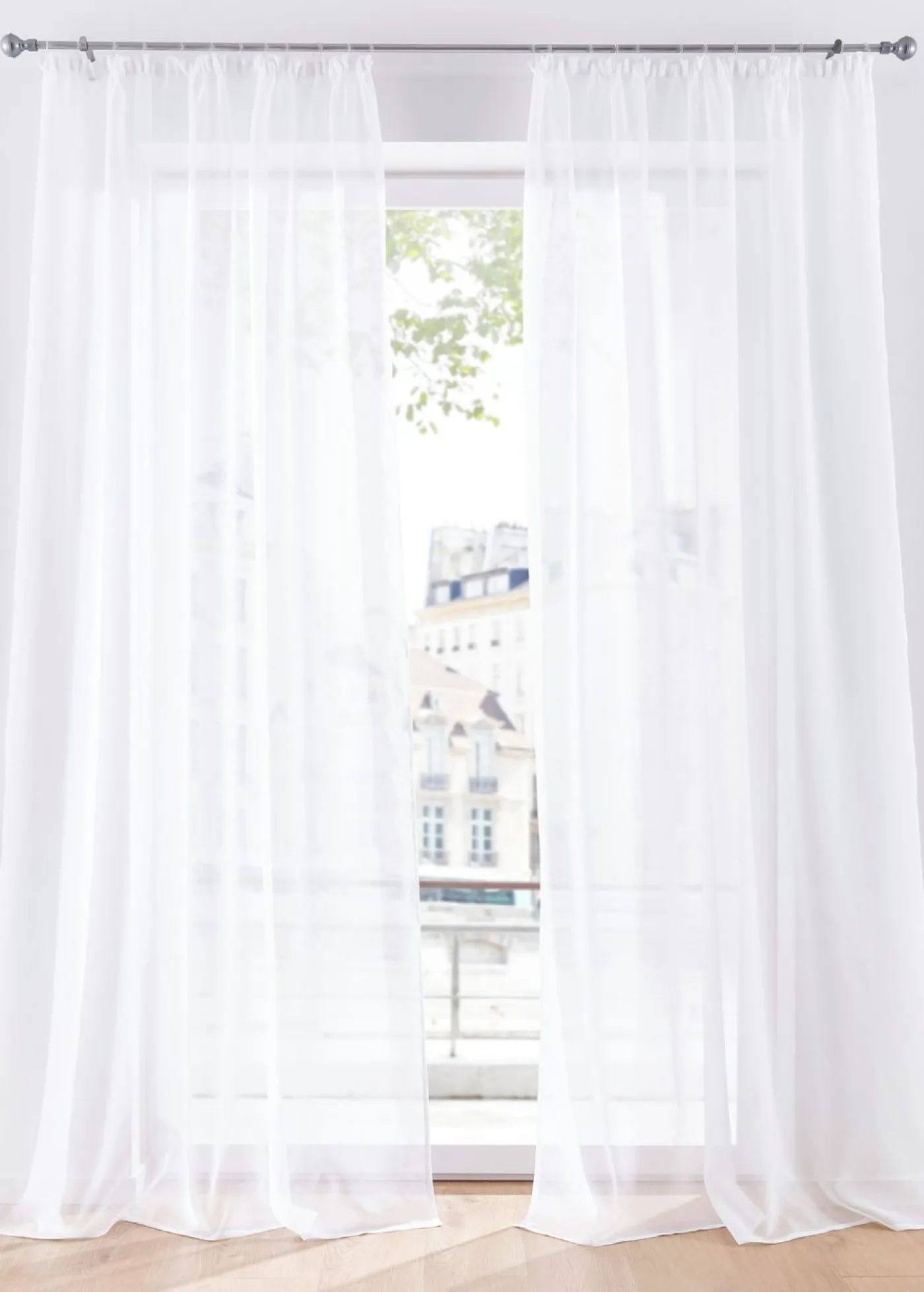 bonprix bonprix Cortina con estructura fina, también en tamaño extralargo (1 unidad)