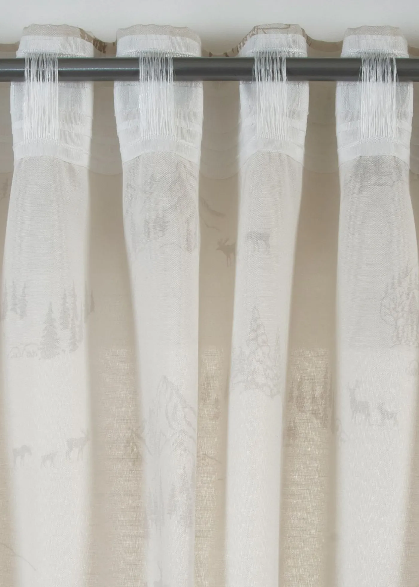 bonprix bonprix Cortina con paisaje invernal, también en tamaño extralargo (1 unidad)