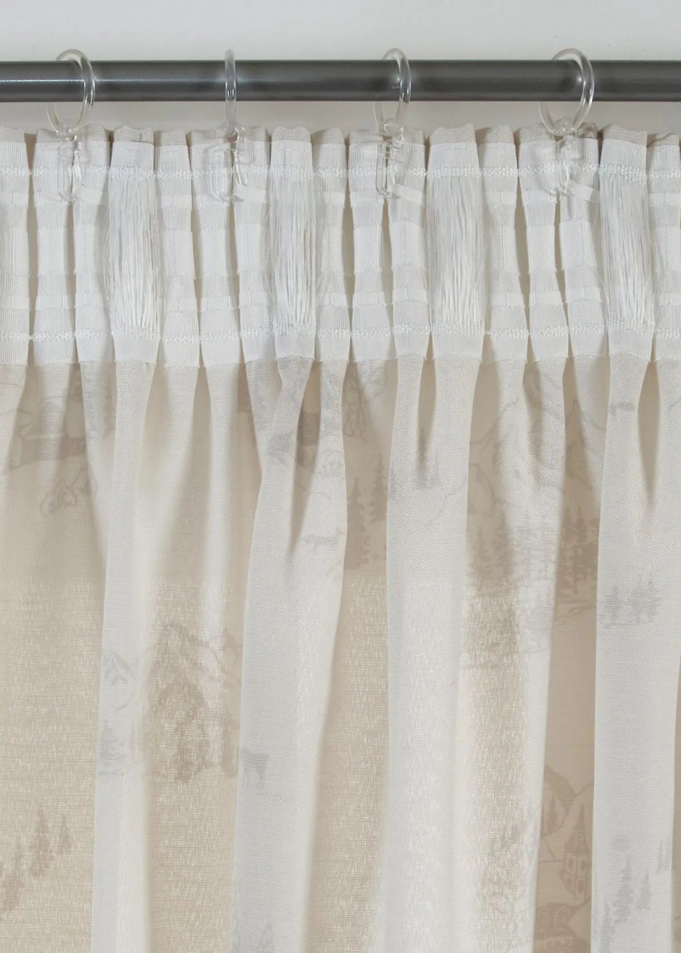 bonprix bonprix Cortina con paisaje invernal, también en tamaño extralargo (1 unidad)