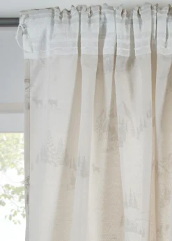 bonprix bonprix Cortina con paisaje invernal, también en tamaño extralargo (1 unidad)