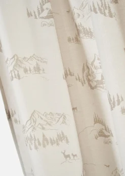 bonprix bonprix Cortina con paisaje invernal, también en tamaño extralargo (1 unidad)