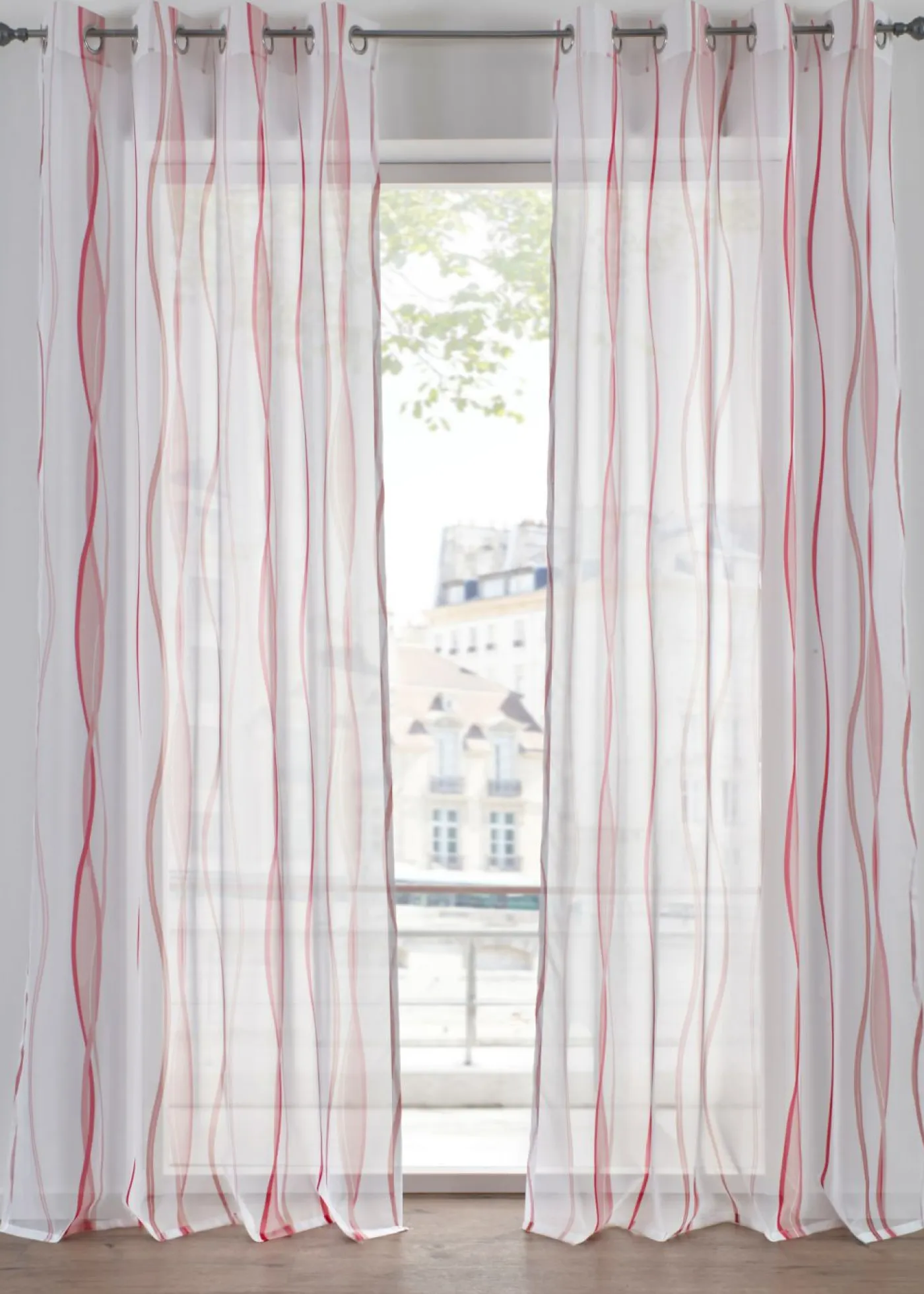 bonprix bonprix Cortina con patrón de ondas (1 unidad)