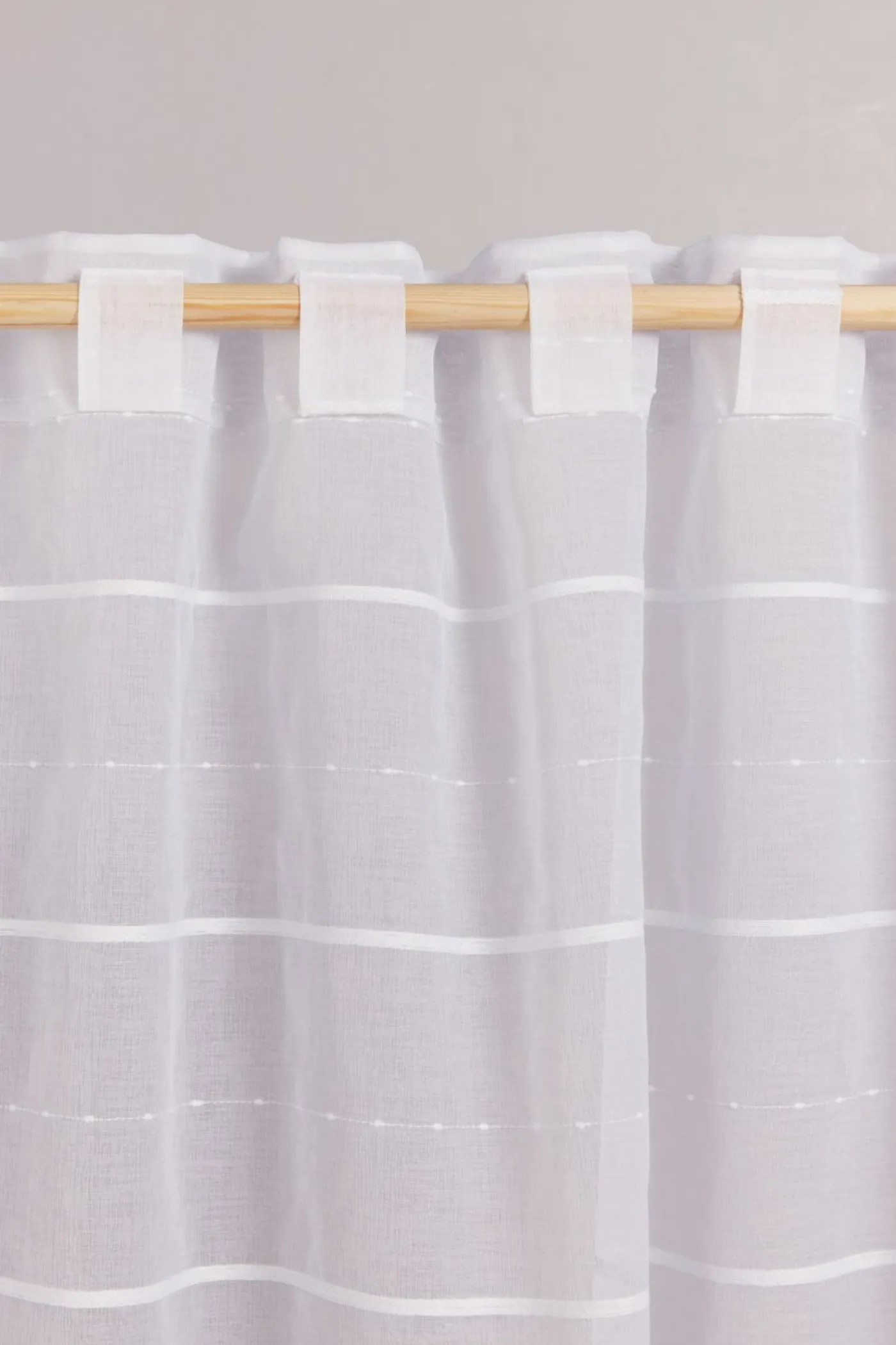 bonprix bonprix Muebles De Comedor·Cortinas Y Estores|Muebles De Sala De Estar·Cortinas De Salón>Cortina con rayas 3D (1 unidad) blanco con rayas