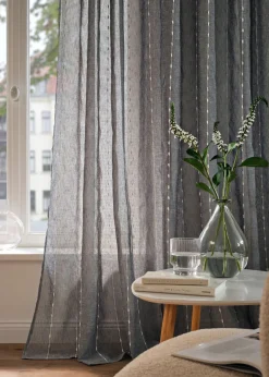 bonprix bonprix Cortina con rayas tejidas (1 unidad)