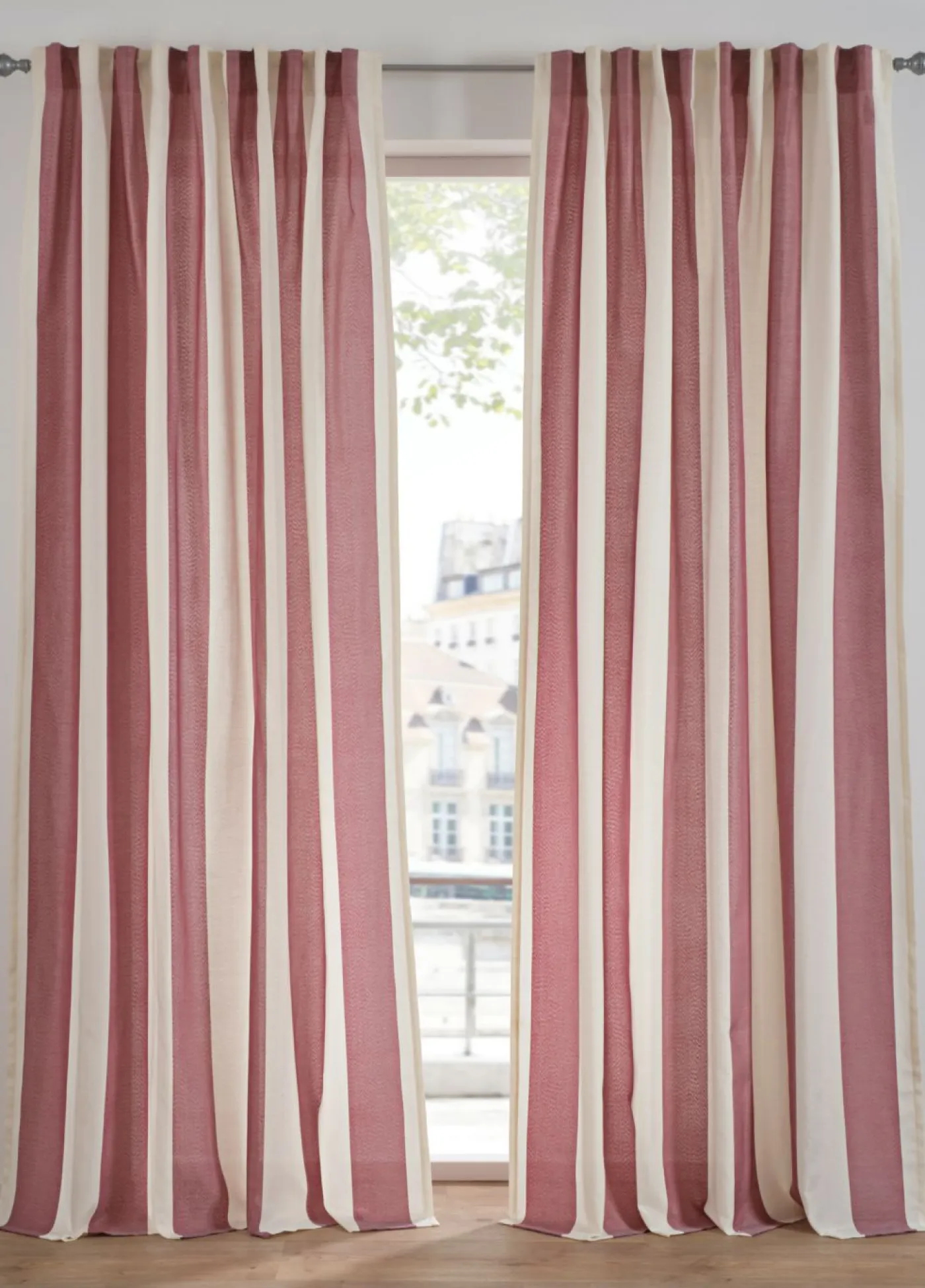 bonprix bonprix Cortina con rayas y poliéster reciclado (1 unidad)