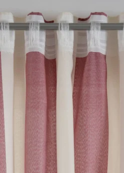 bonprix bonprix Cortina con rayas y poliéster reciclado (1 unidad)