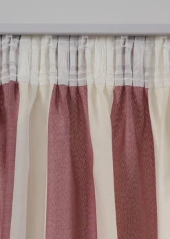 bonprix bonprix Cortina con rayas y poliéster reciclado (1 unidad)