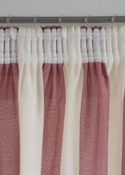 bonprix bonprix Cortina con rayas y poliéster reciclado (1 unidad)