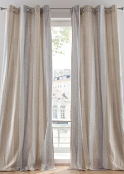 bonprix bonprix Cortina con rayas y poliéster reciclado (1 unidad)