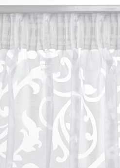 bonprix bonprix Cortina con transparencias y aros (1 unidad)