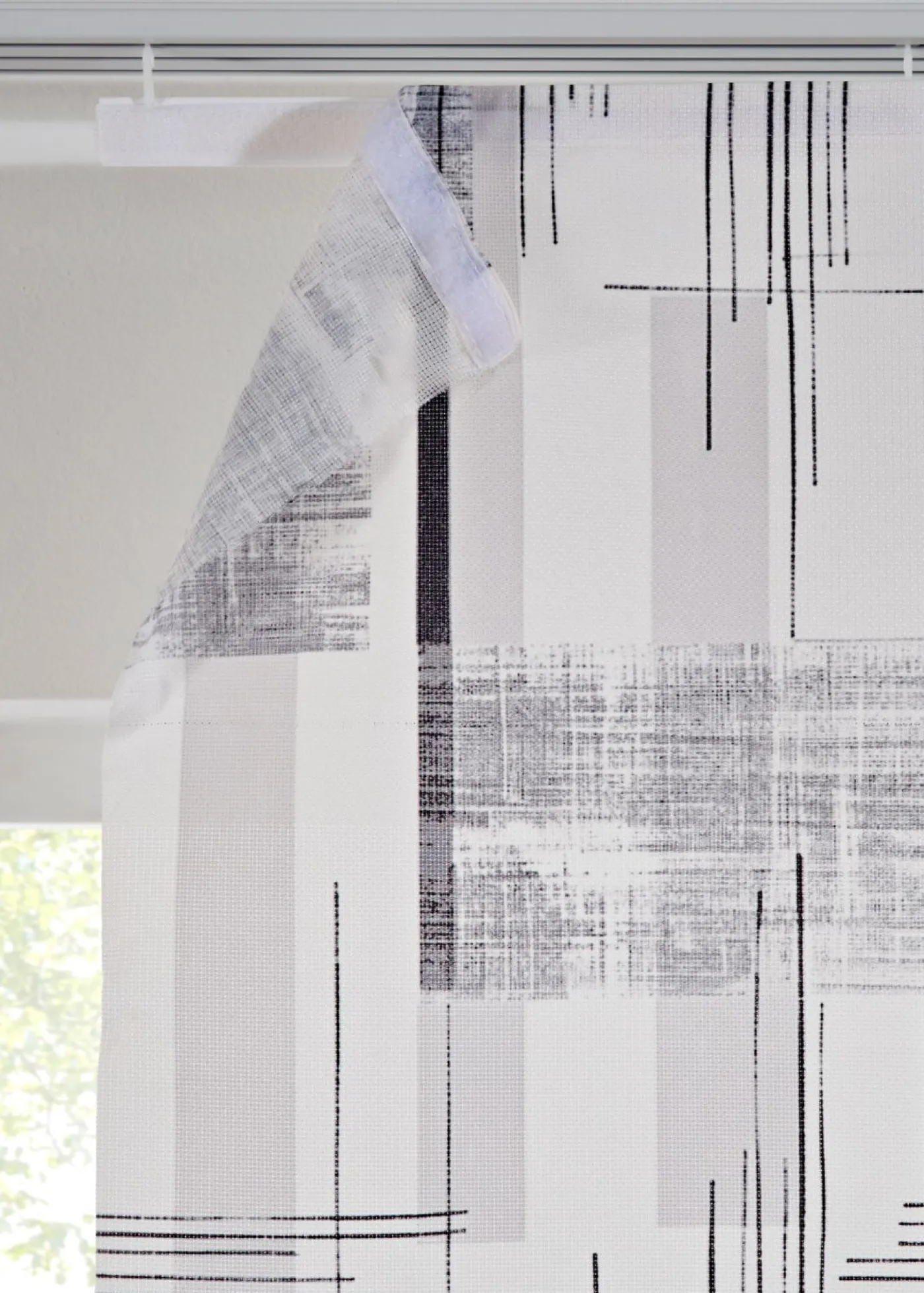 bonprix bonprix Estores>Cortina corredera con impresión gráfica (1 unidad) Gris