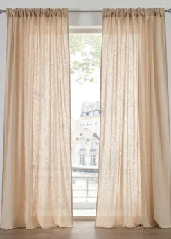 bonprix bonprix Cortina de algodón orgánico puro (1 unidad)