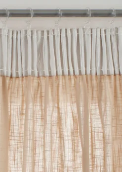 bonprix bonprix Cortina de algodón orgánico puro (1 unidad)