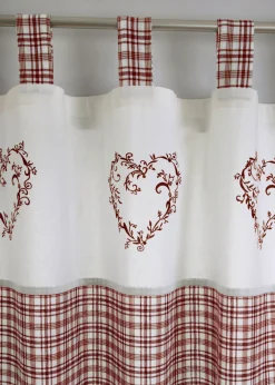 bonprix bonprix Cortina de algodón orgánico con alzapaños (1 unidad)