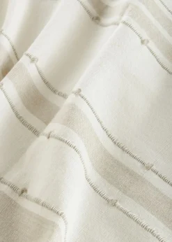 bonprix bonprix Cortina de algodón orgánico con rayas (1 unidad)