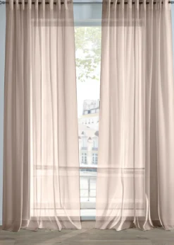 bonprix bpc living bonprix collection Cortina de estructura Batist fina (1 unidad)